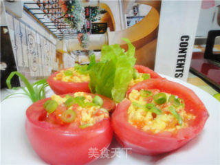 Creative Tomato Scrambled Eggs recipe