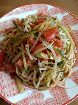 Kuaishou Cold Noodles with Seasonal Vegetables recipe