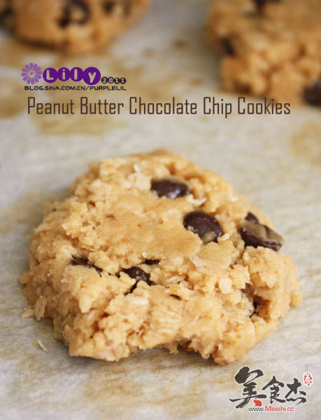 Peanut Chocolate Chip Cookies recipe