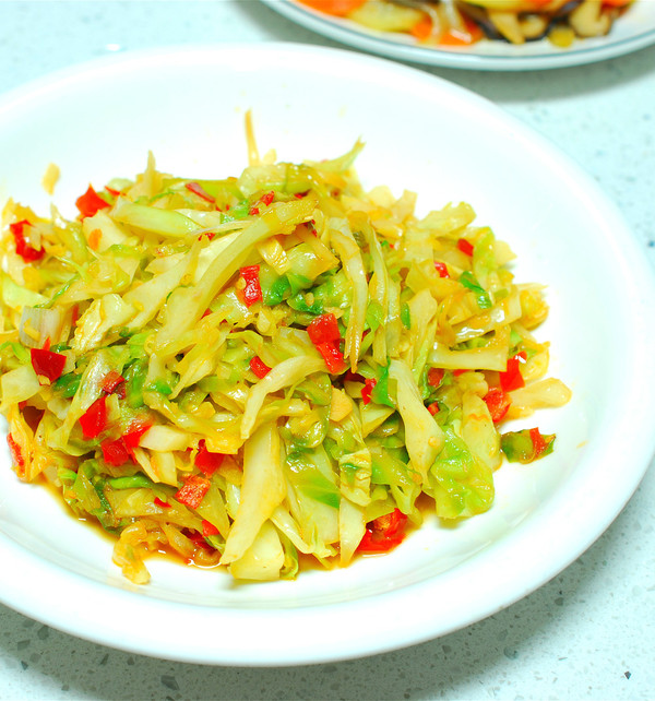 Chopped Pepper and Cabbage recipe