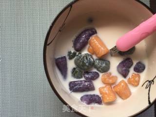 Colorful Taro Balls recipe