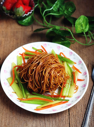 #福寿安康# Fried Noodles with Soy Sauce recipe