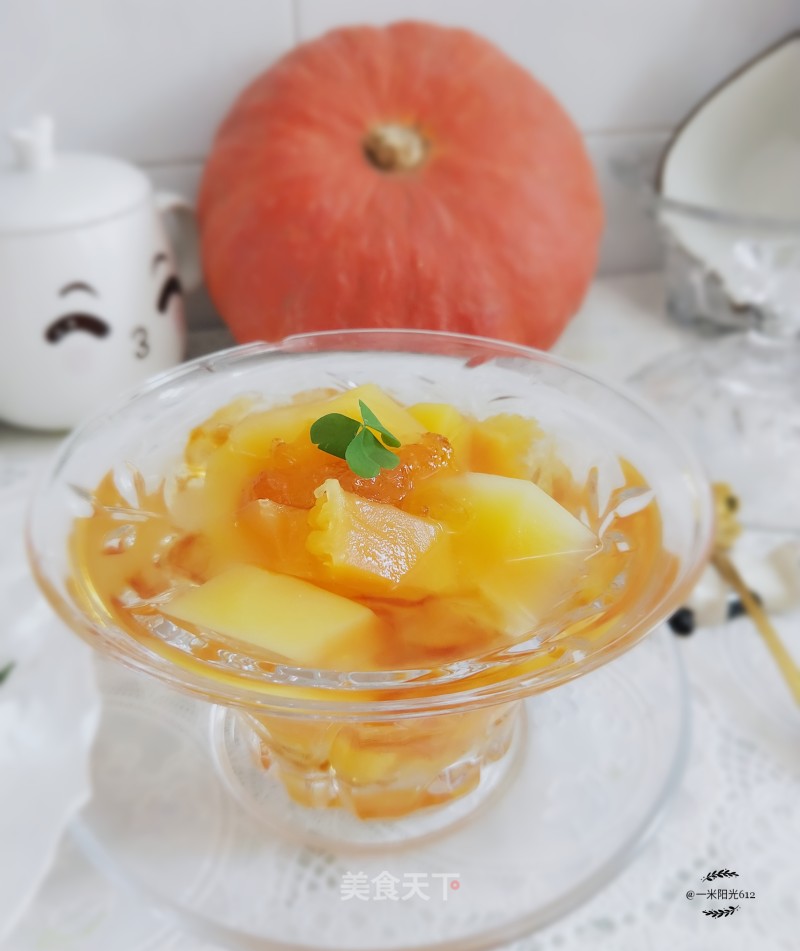 Papaya Stewed Peach Gum recipe