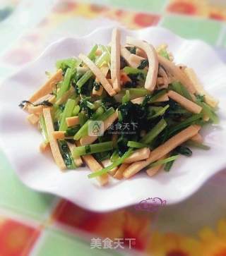 Celery Stir-fried Tofu recipe