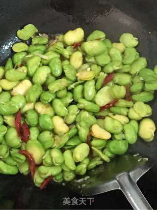 Garlic Broad Beans recipe