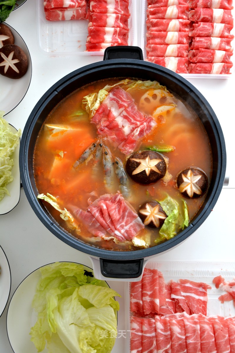 Winter Tomato Soup Hot Pot recipe