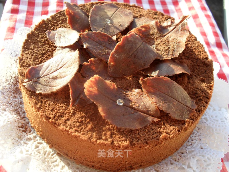 Chocolate Fallen Leaves Cake recipe