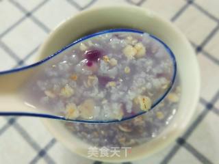 #信之美五常大米试吃#purple Sweet Potato Oatmeal recipe