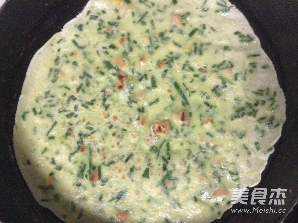 Leek Egg Pancake recipe