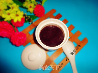 Yam Bean Black Rice Paste recipe