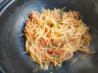 Tomato and Potato Shreds recipe