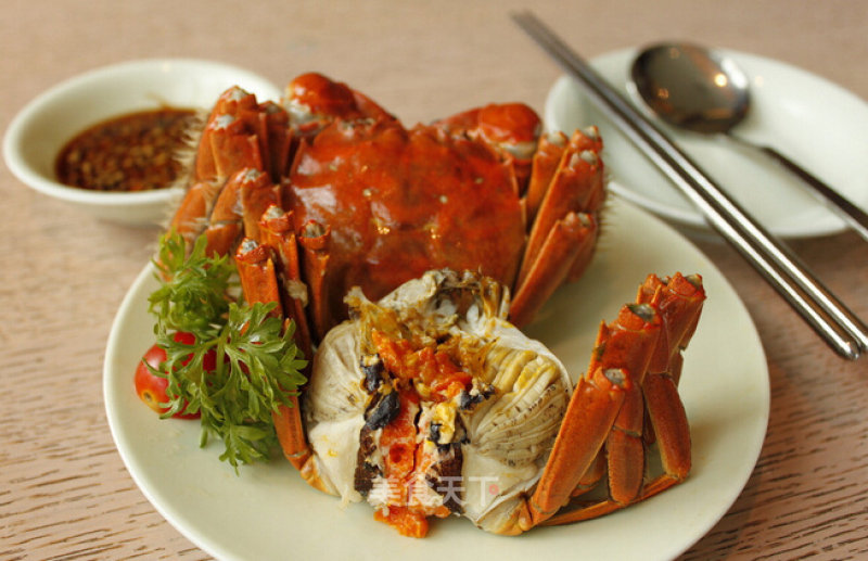 Steamed Yangcheng Lake Hairy Crabs recipe