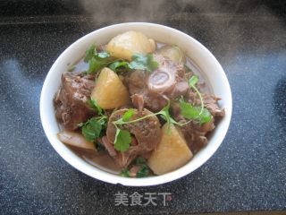 Lamb Scorpion Stewed Radish recipe