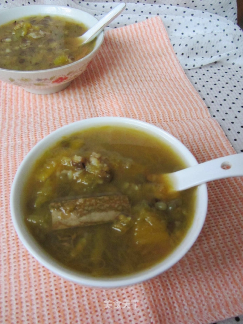 Pumpkin Mung Bean Soup recipe