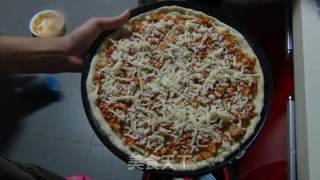 Mushroom Chicken Pizza recipe