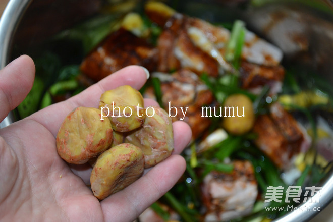 Lucky Fortune --- Chestnut Dongpo Meat recipe