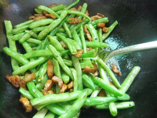 Stewed String Beans with Pork Belly recipe