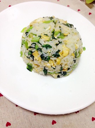 Fried Rice with Choy Sum and Egg recipe