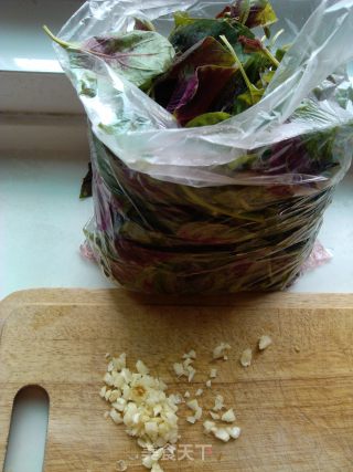 Amaranth with Garlic recipe