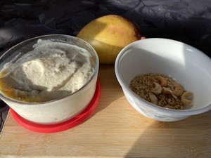 Homemade Delicious Mango Ice Cream with Three Simple Ingredients (no Yolk Version) recipe