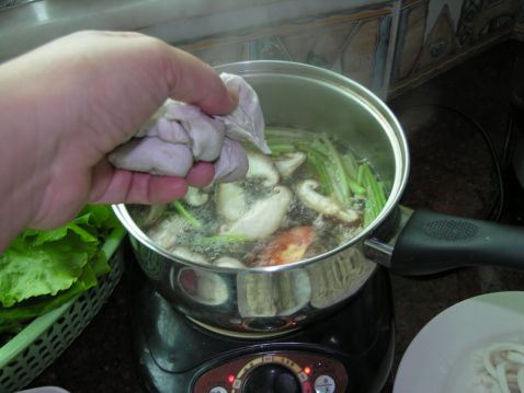 Fish Dumpling Hot Pot recipe