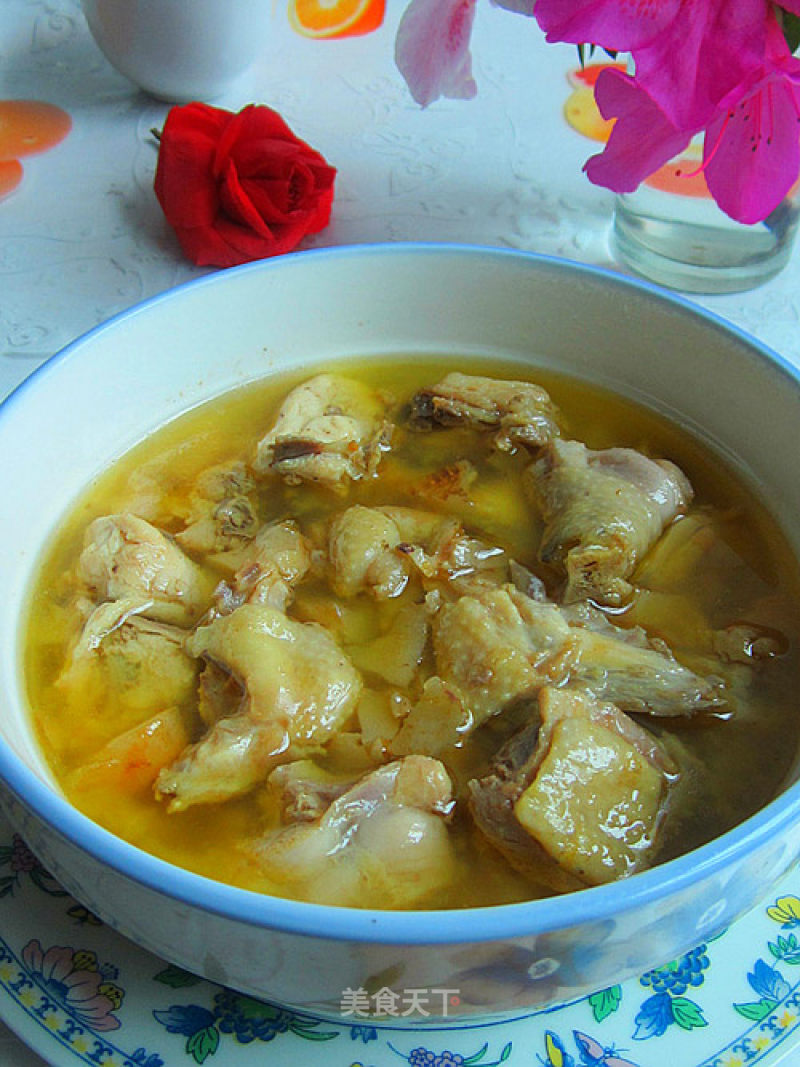 Steamed Chicken with Tianma recipe