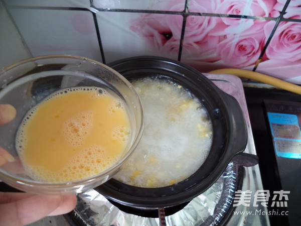 Corn Egg Porridge recipe