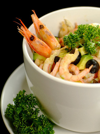 Arctic Shrimp Salad with Plum Sauce recipe