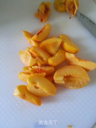 Canned Yellow Peach with Rock Sugar recipe