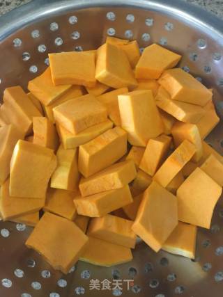 Lazy Version Pumpkin Mushroom Sausage Rice recipe