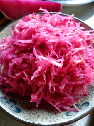 Sweet and Sour Red Radish recipe