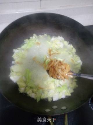Cabbage Sea Rice Soup recipe