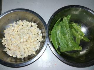 Corn Snow Peas recipe