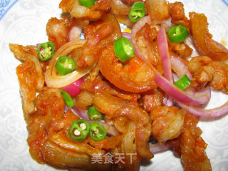 Grilled Pork Belly with Onions recipe