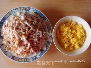 Chives Cooked Meat and Egg Zygote recipe