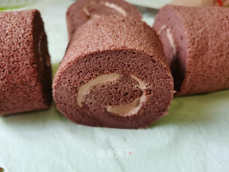 Chocolate Cocoa Cake Roll