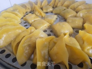 Steamed Dumplings with Corn Flour and Sauerkraut Stuffing recipe