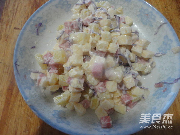 Potato Ham and Apple Salad recipe