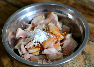 Stir-fried Pork with Watercress and Green Pepper recipe