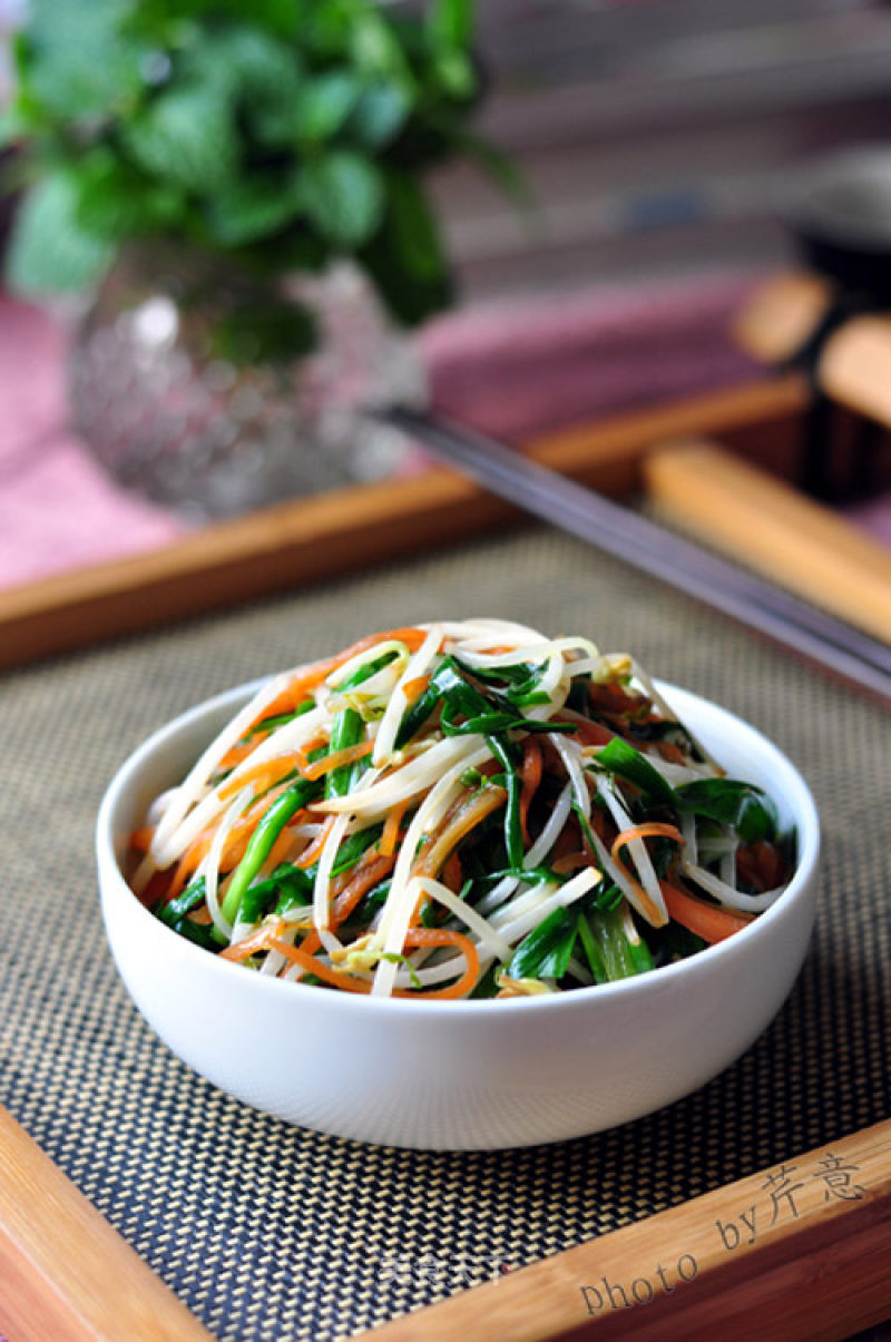 Leek Sprouts in Oyster Sauce recipe