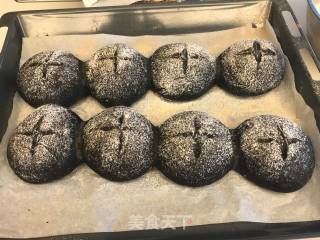 Bamboo Charcoal Brown Bread recipe