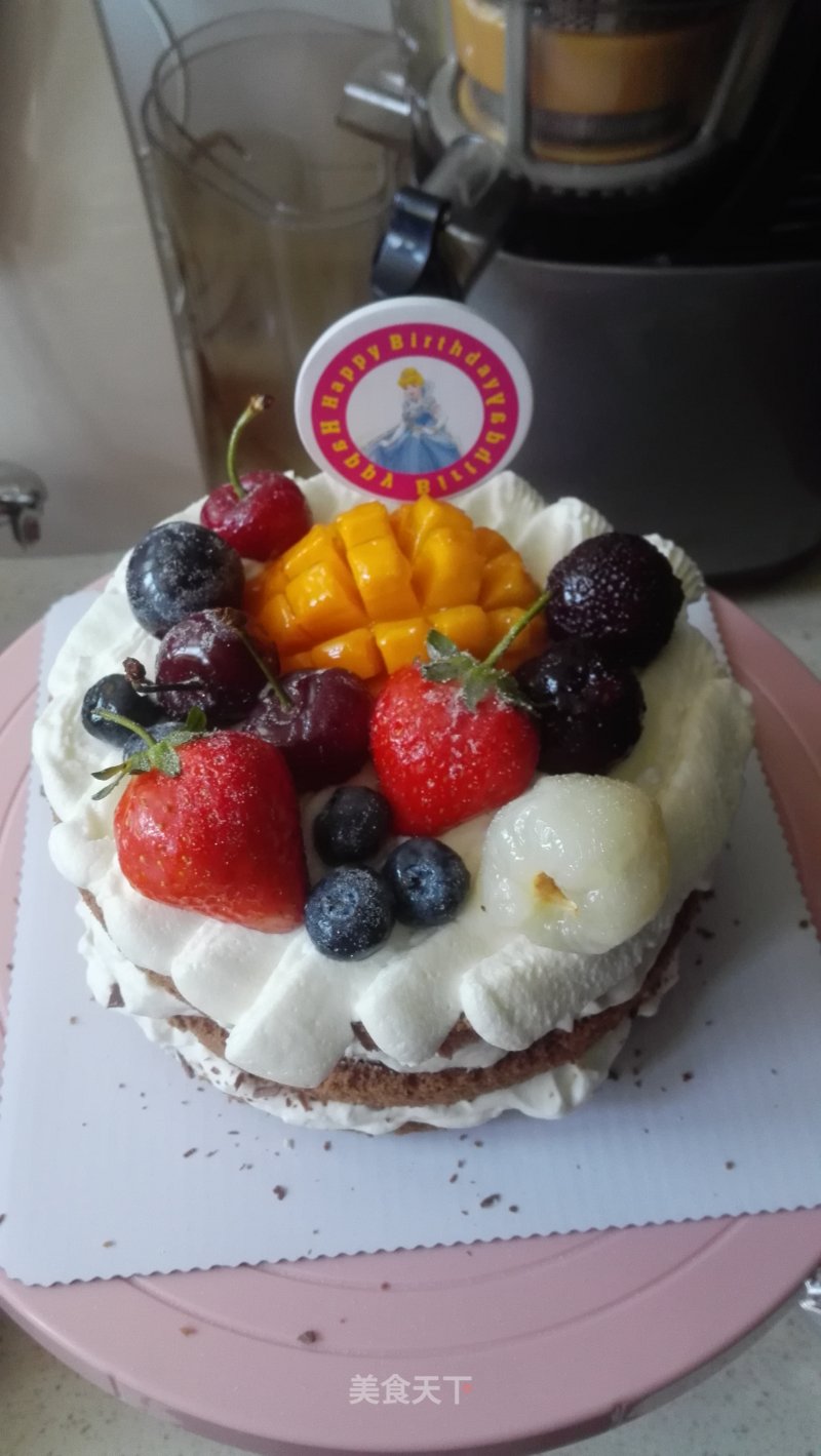 Fruit Bare Cake Continued recipe