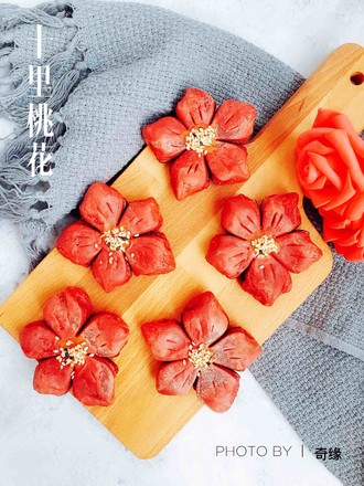 Sansheng Iii Shili Duoduo "peach Blossom Cake" recipe