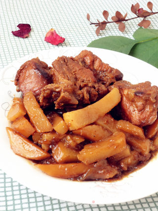 Braised Pork Ribs with Potatoes recipe