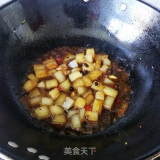 Fried Jelly with Bean Paste recipe