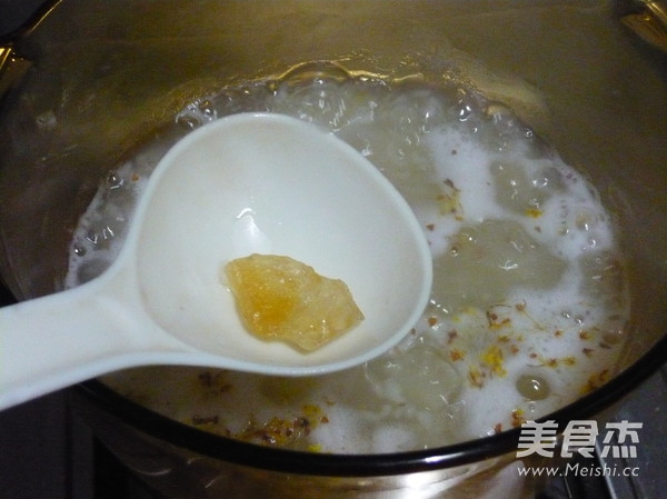 Osmanthus and Taro Congee recipe