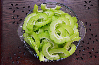 Stir-fried Pork Belly with Bitter Gourd recipe