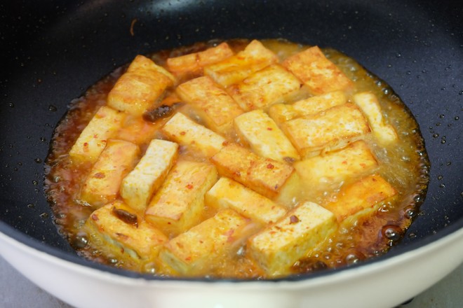 Fried Tofu with Orleans Mushroom Sauce recipe