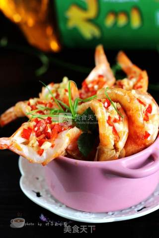 Garlic Open Back Shrimp recipe