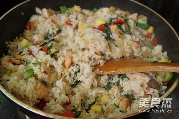 Thai Style Pineapple Fried Rice recipe